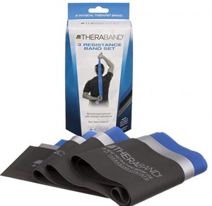 Heavy Therabands for home pilates and barre workouts